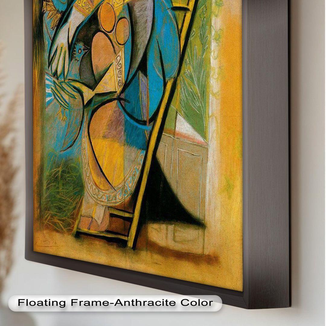 Nest of Peace – Symbolic Cubist Oil Painting