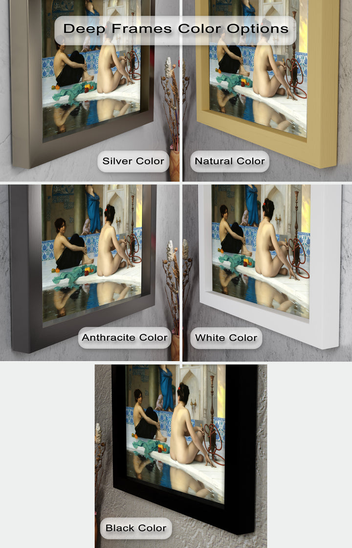 Serenity of the Harem Bath – Orientalist Renaissance Oil Painting