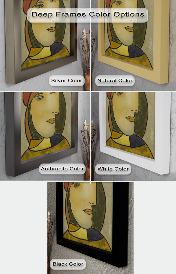 Muted Elegance – Picasso Style Oil Painting