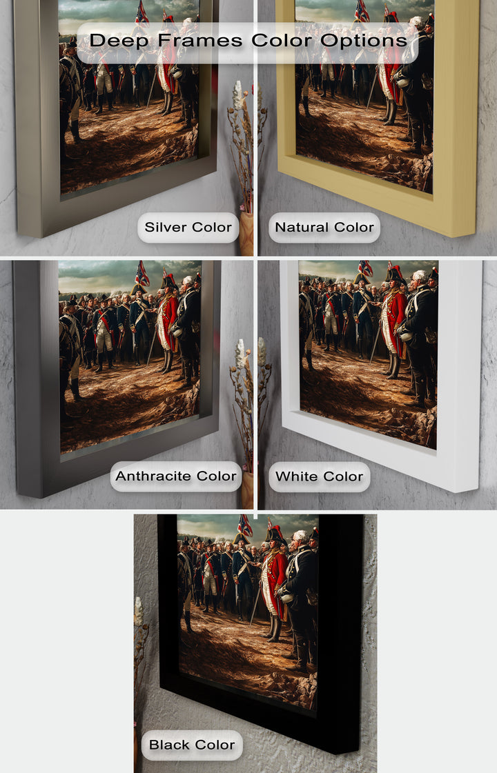 Surrender of Power – Revolutionary Oil Painting