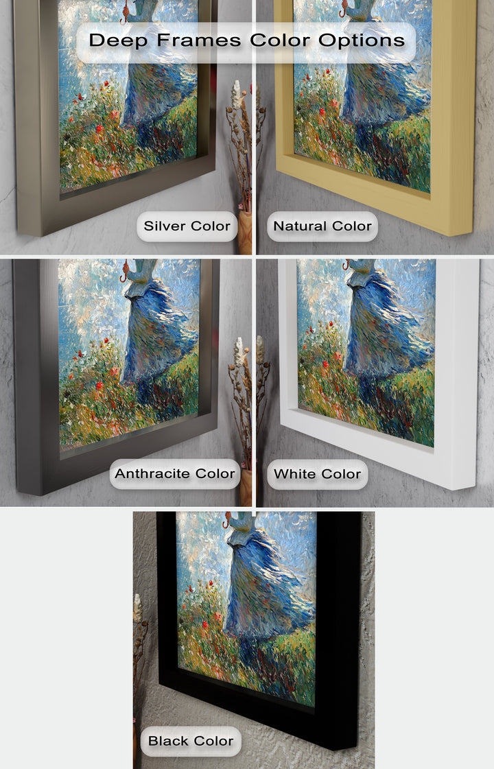 Lady in the Breeze – Impressionist Oil Painting