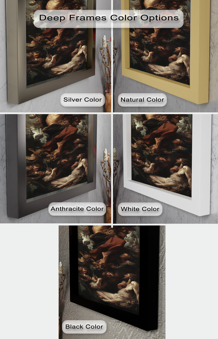 The Titan’s Ascent – Baroque Mythological Oil Painting