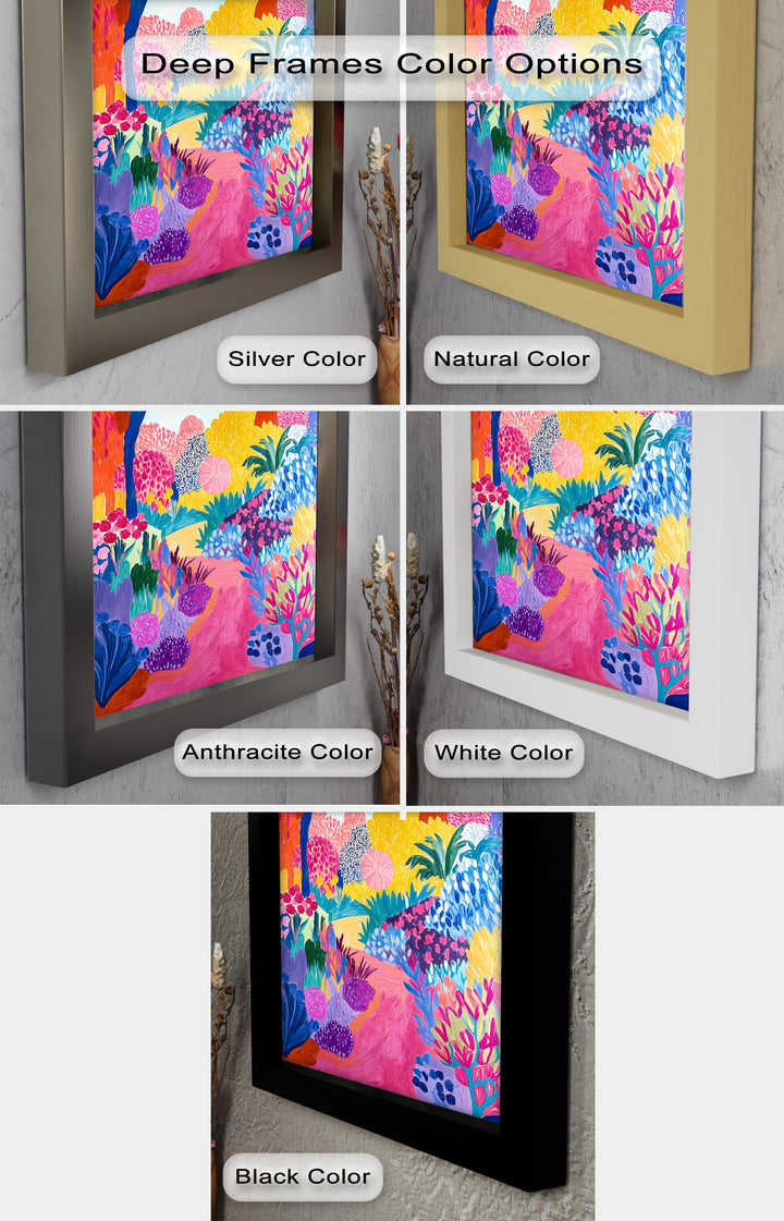 Vibrant Fauvist Garden – Expressive Nature Oil Painting