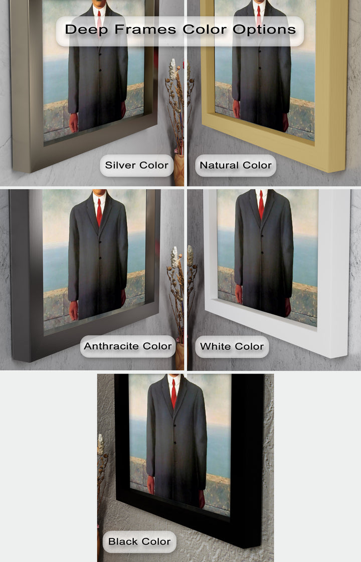 The Apple Enigma – Surrealist Gentleman Oil Painting