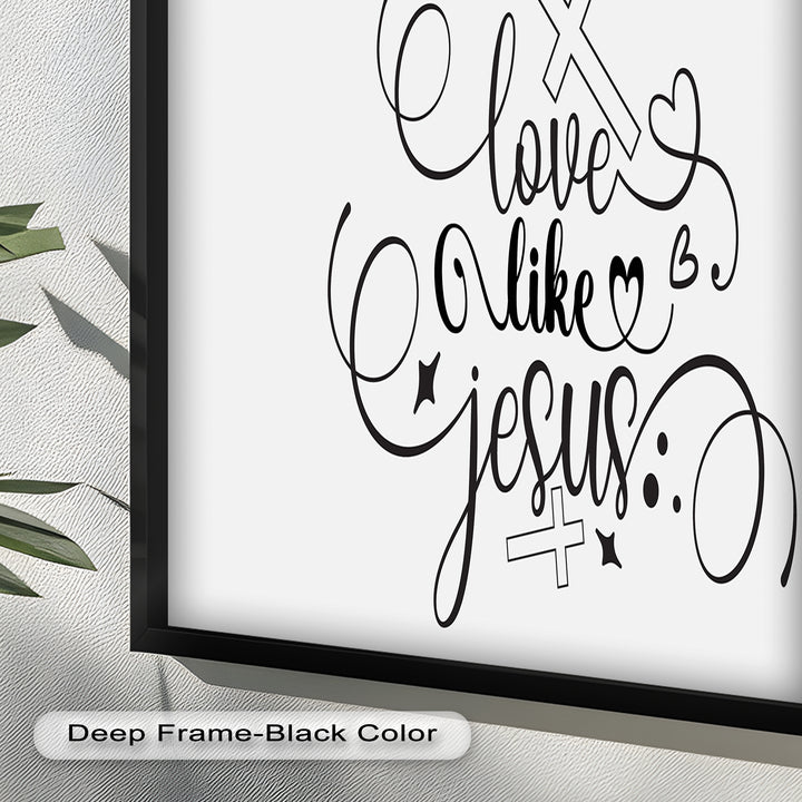 Love Like Jesus – Christian Oil Painting