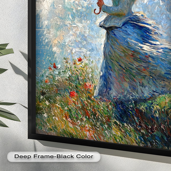 Lady in the Breeze – Impressionist Oil Painting