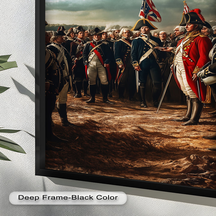 Surrender of Power – Revolutionary Oil Painting