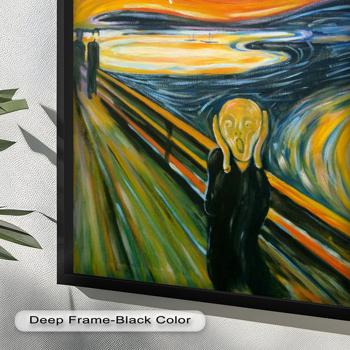 The Silent Cry – Expressionist Bridge Scene Picasso Oil Painting