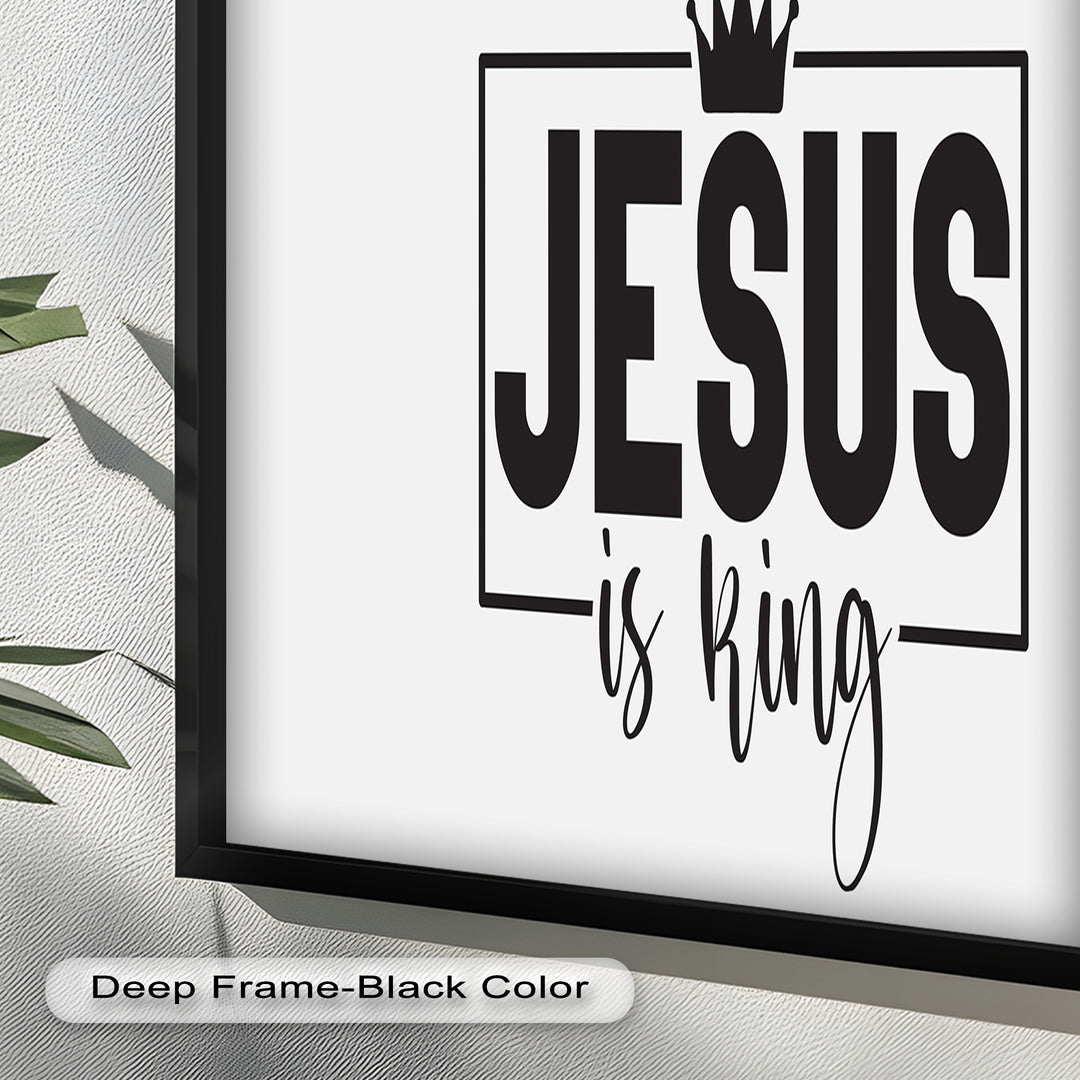 Jesus Is King – Christian Oil Painting