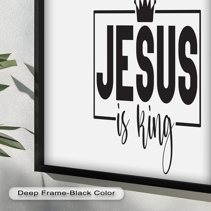 Jesus Is King – Christian Oil Painting