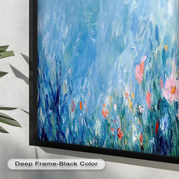 Abstract Floral - Impressionist Oil Painting