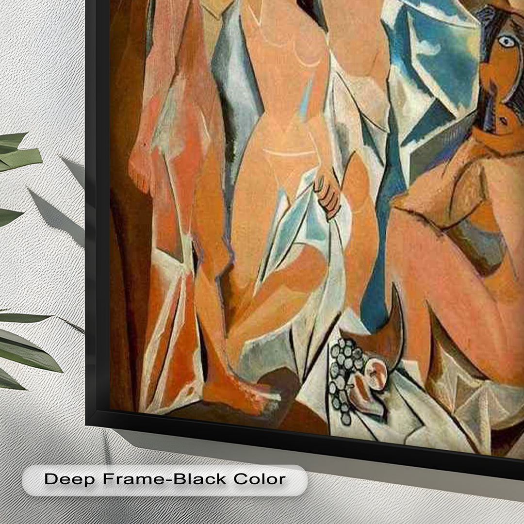 Les Demoiselles – Cubist Masterpiece Picasso Oil Painting