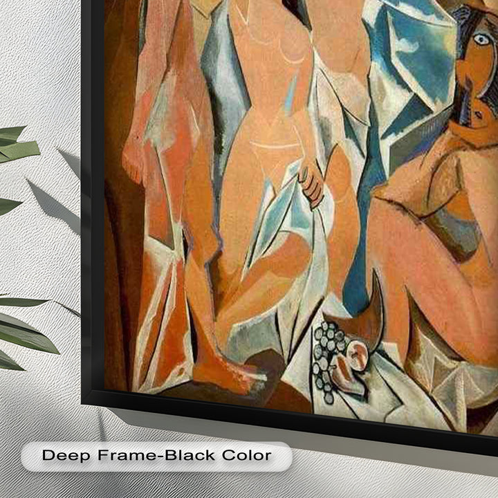 Les Demoiselles – Cubist Masterpiece Picasso Oil Painting