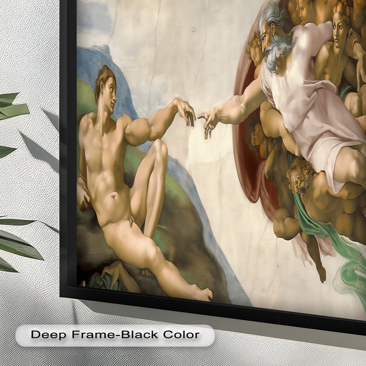 The Creation of Adam - Classicism Oil Painting