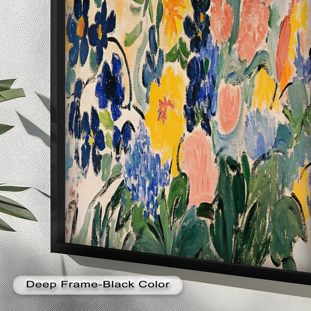Fauvist Floral Explosion – Colorful Expressionist Oil Painting
