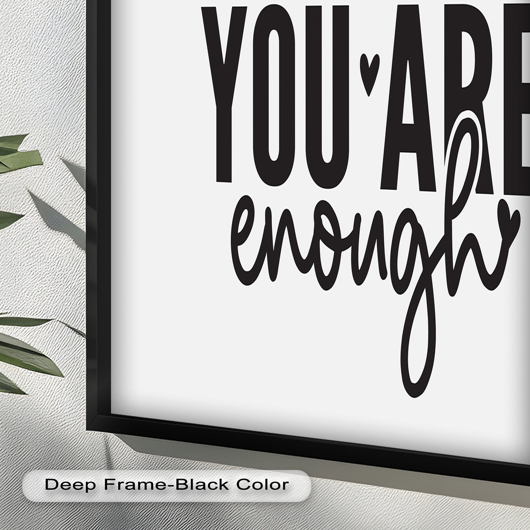 You Are Enough – Modern Oil Painting