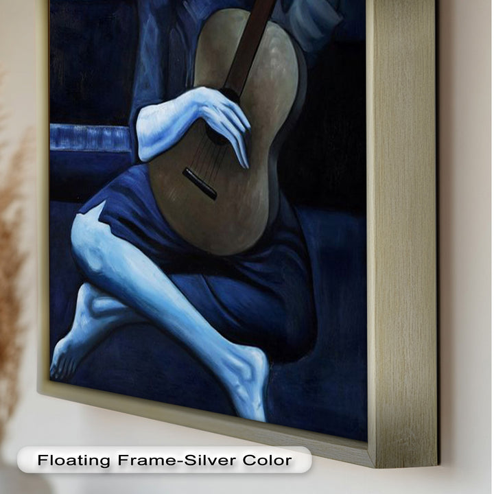 Melancholy Strings – Blue Period Picasso Oil Painting