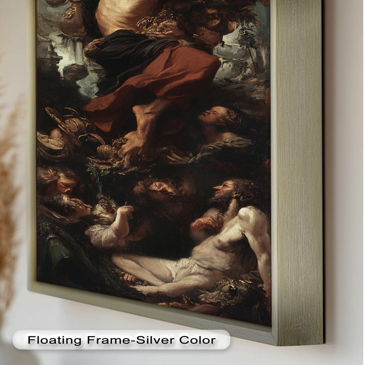 The Titan’s Ascent – Baroque Mythological Oil Painting