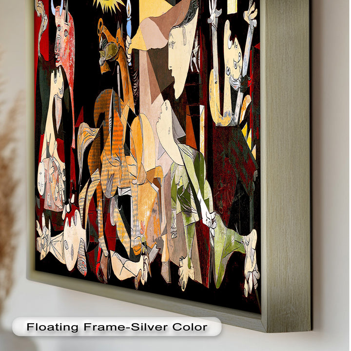 Fragmented Reflection – Abstract Portrait Picasso Oil Painting