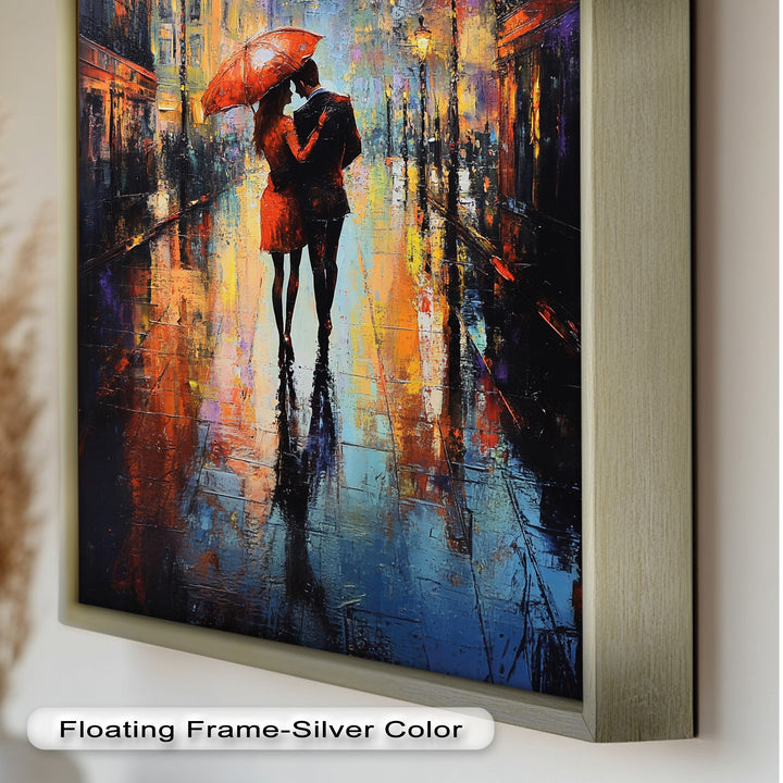 Parisian Embrace – Love Oil Painting