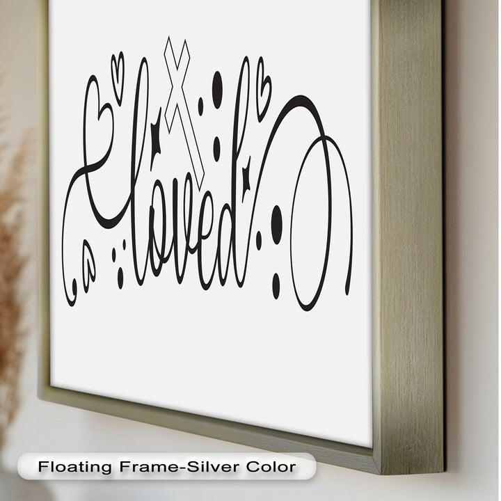 You Are Loved – Christian Bible Verse Oil Painting