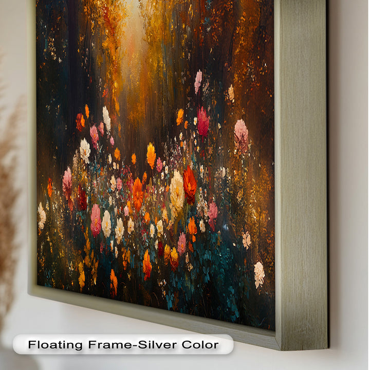 Forest Floral Landscape - Romanticism Oil Painting