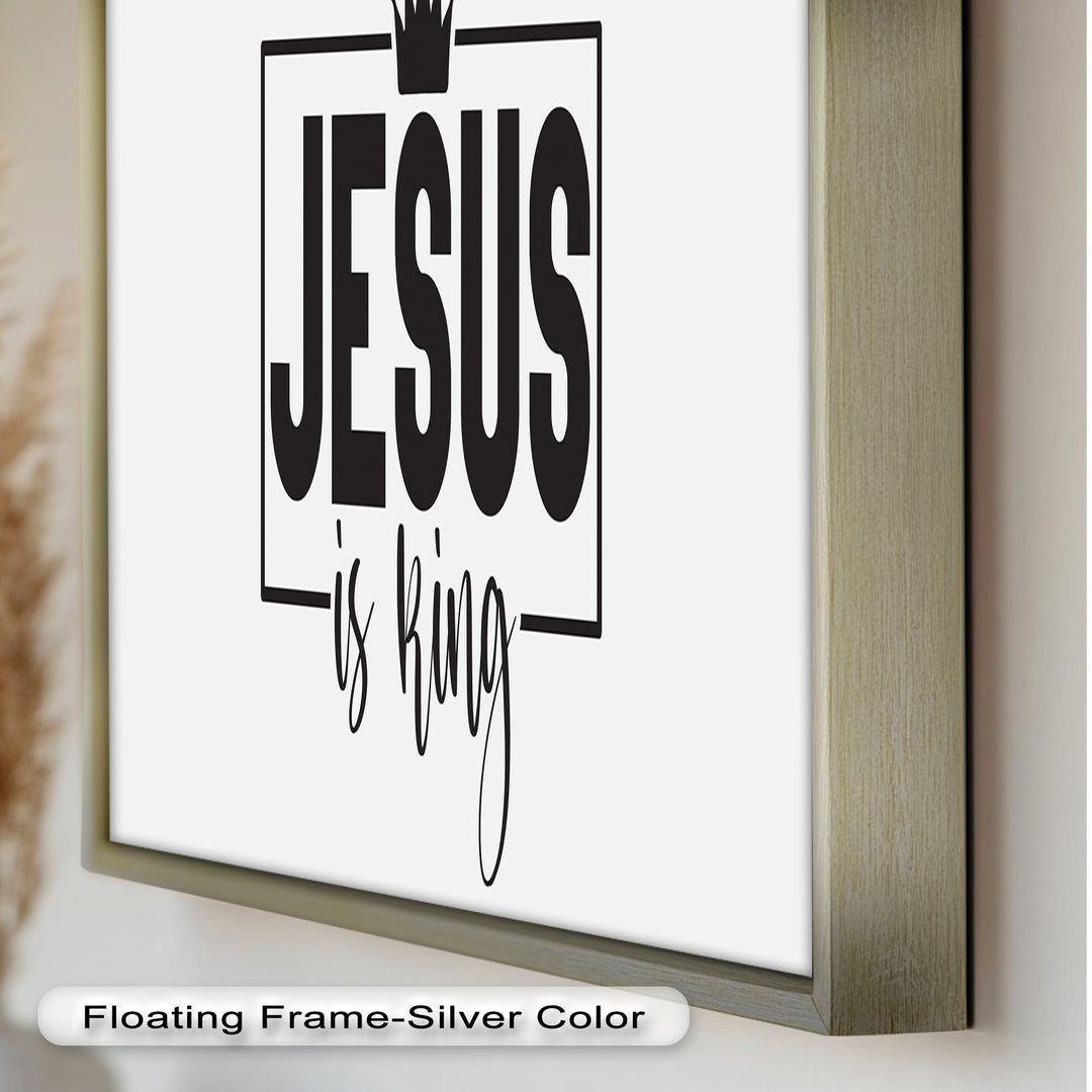 Jesus Is King – Christian Oil Painting