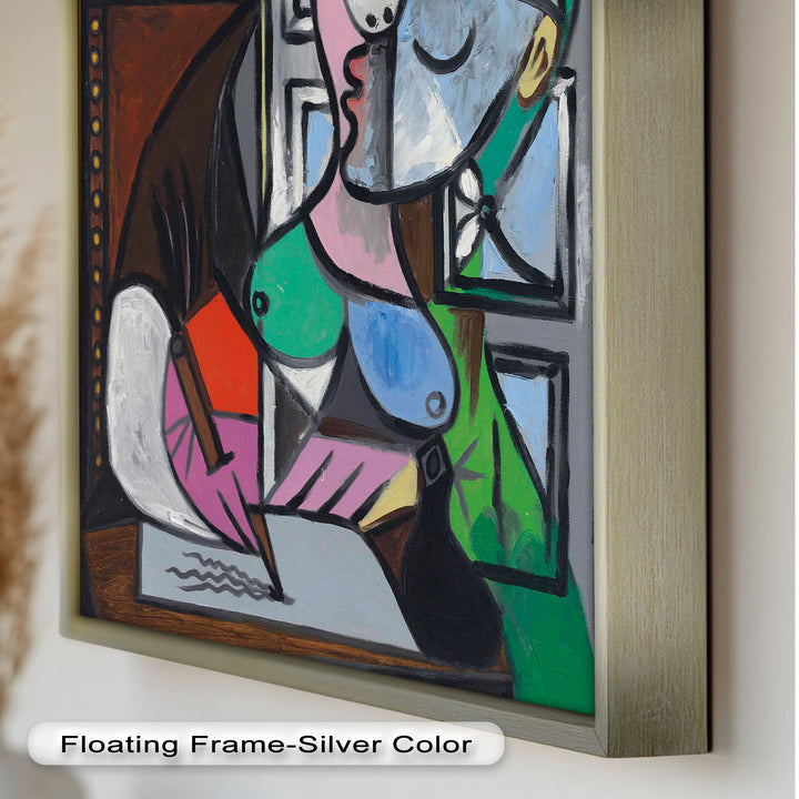 The Letter – Woman Writing at Window Picasso Oil Painting