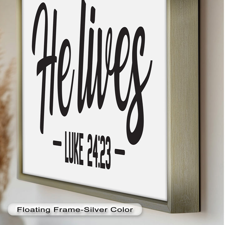 He Lives – Luke 24:23 Christian Oil Painting