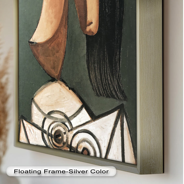 Woman with Curved Nose – Abstract Cubist Picasso Oil Painting