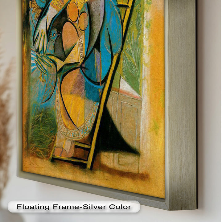 Nest of Peace – Symbolic Cubist Oil Painting