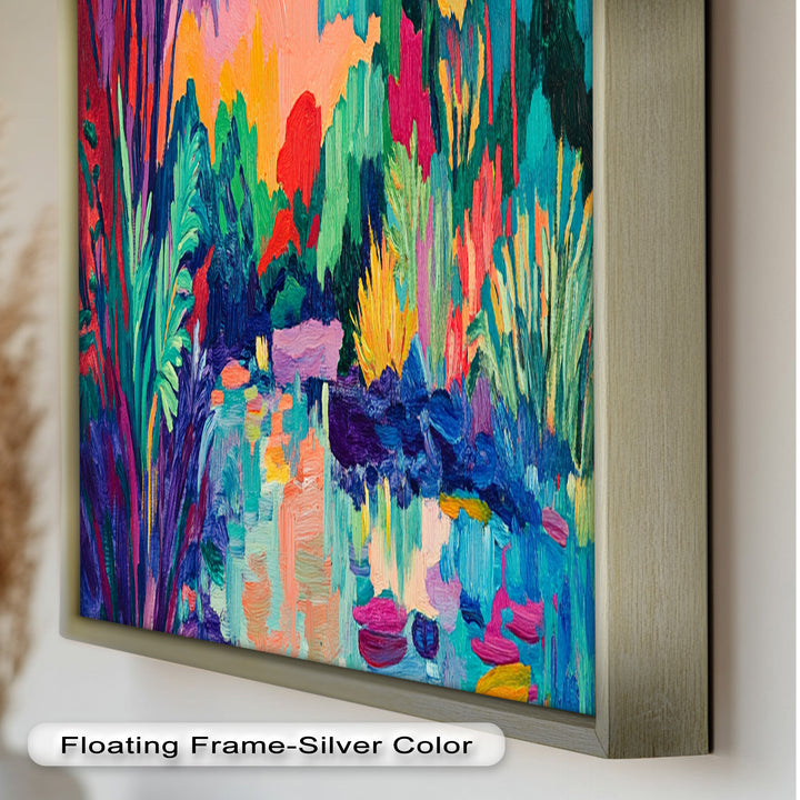 Tropical Reflections – Fauvist Oil Painting