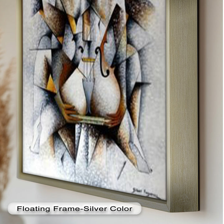 Cubist Nude with Violin - Picasso Oil Painting