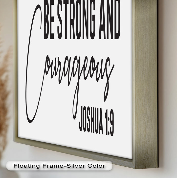 Be Strong and Courageous – Joshua 1:9 Bible Oil Painting