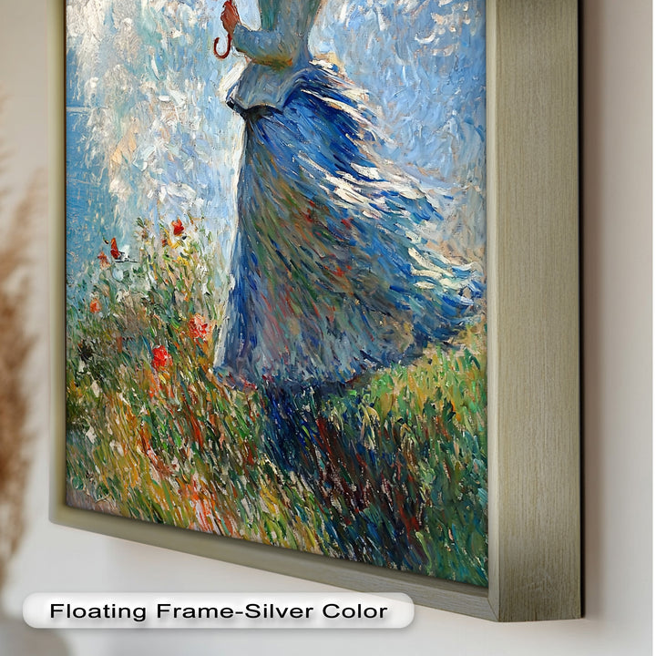 Lady in the Breeze – Impressionist Oil Painting