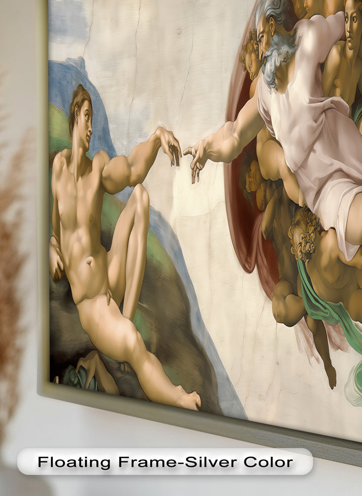 The Creation of Adam - Classicism Oil Painting