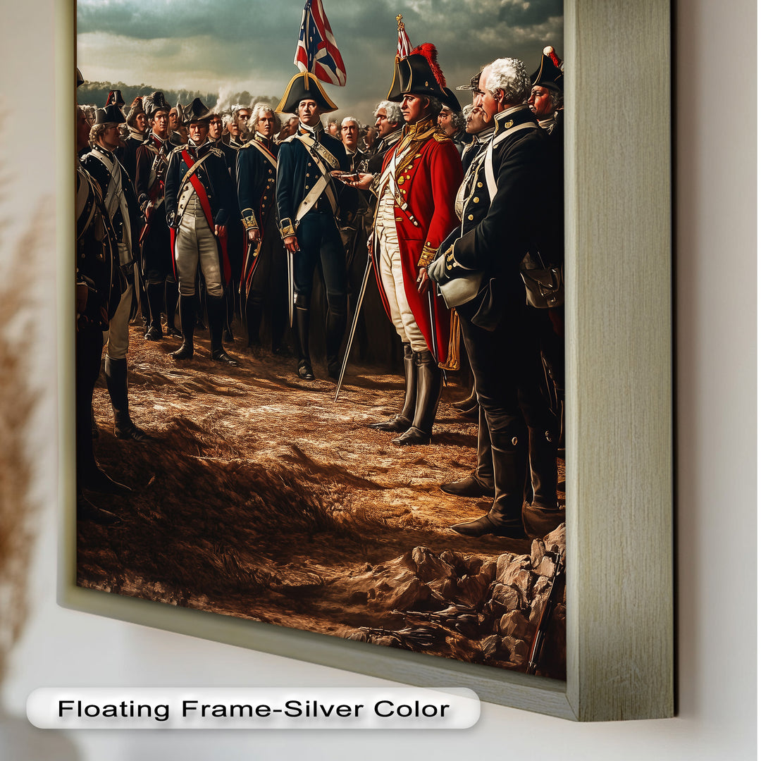 Surrender of Power – Revolutionary Oil Painting