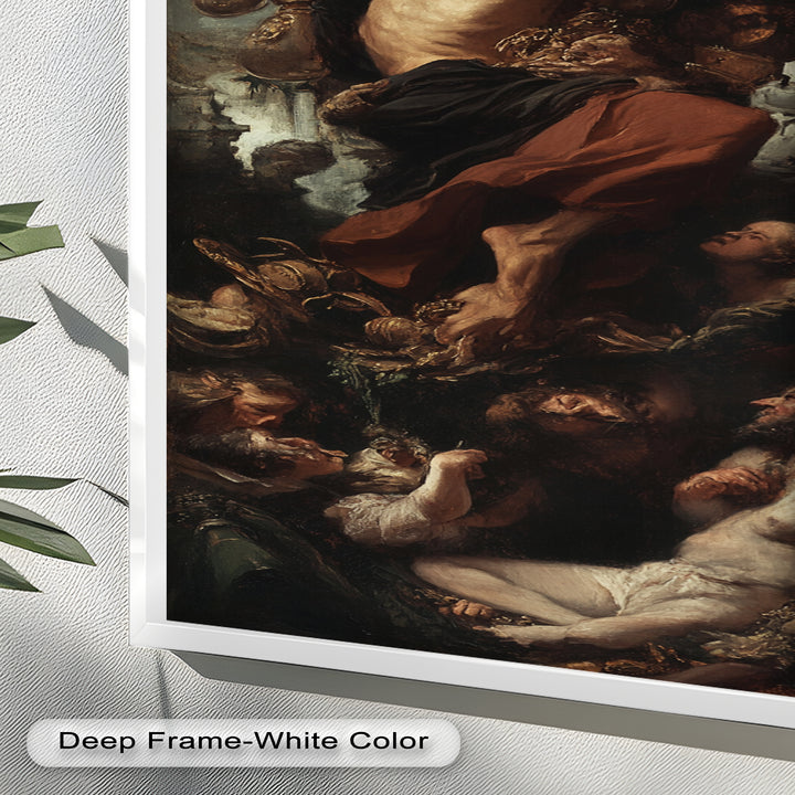 The Titan’s Ascent – Baroque Mythological Oil Painting