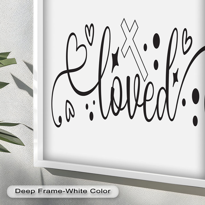 You Are Loved – Christian Bible Verse Oil Painting