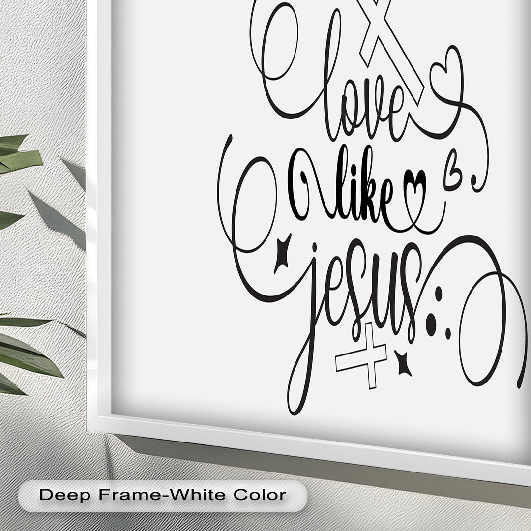 Love Like Jesus – Christian Oil Painting