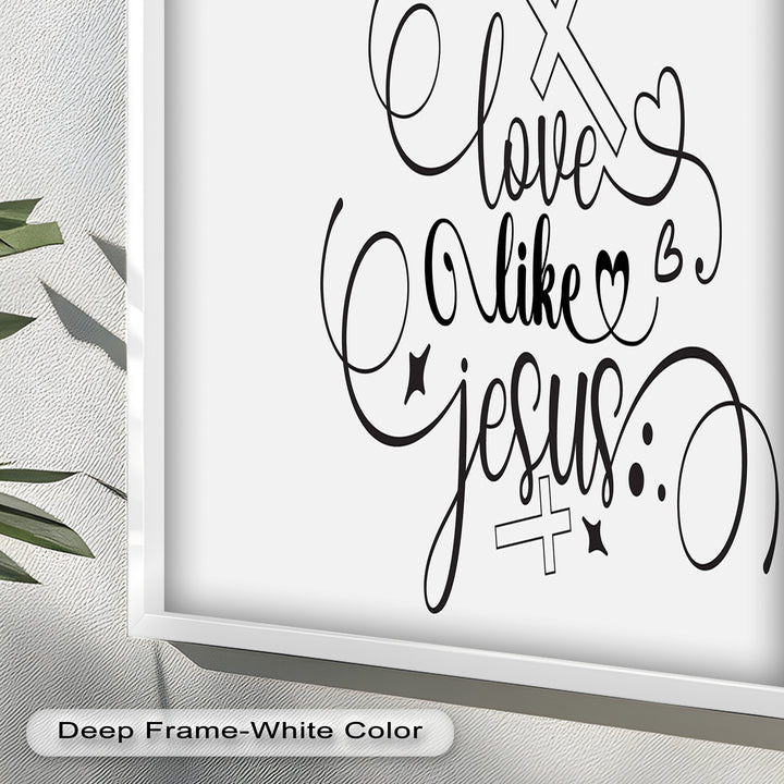Love Like Jesus – Christian Oil Painting