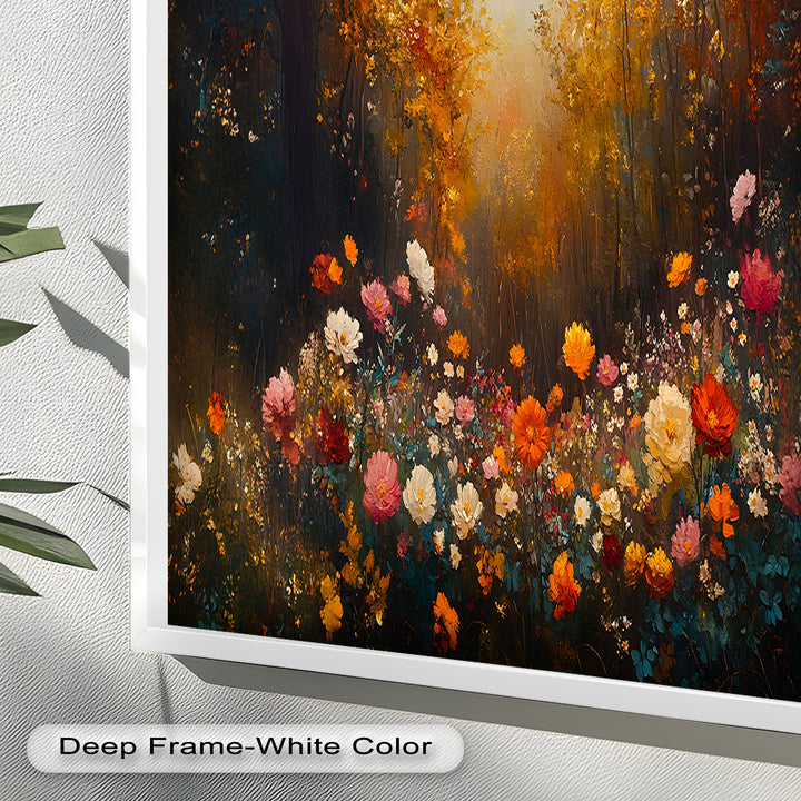Forest Floral Landscape - Romanticism Oil Painting