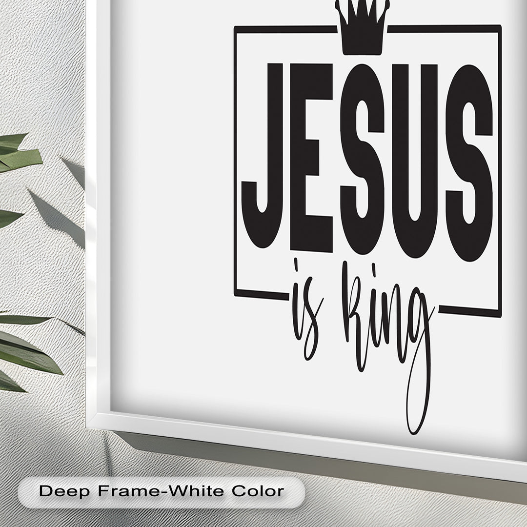 Jesus Is King – Christian Oil Painting