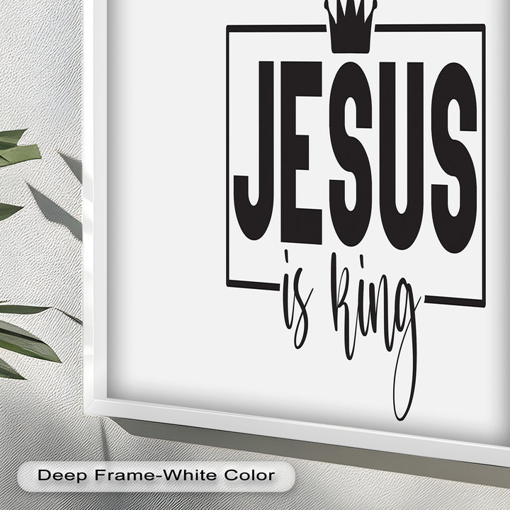 Jesus Is King – Christian Oil Painting