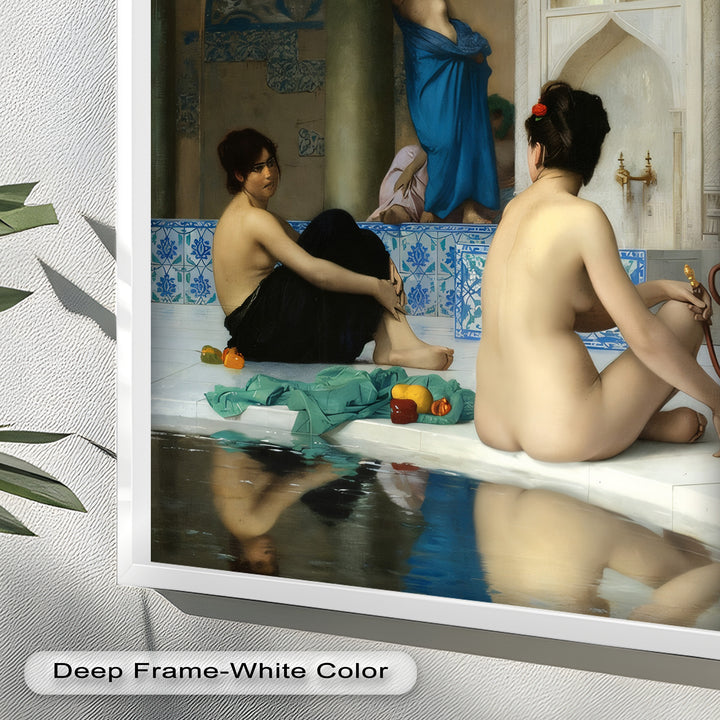 Serenity of the Harem Bath – Orientalist Renaissance Oil Painting