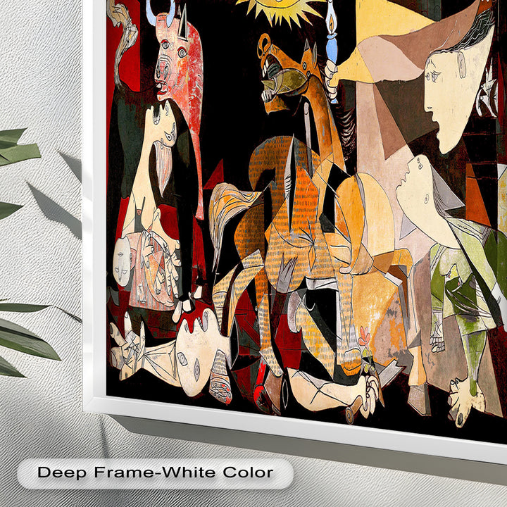 Fragmented Reflection – Abstract Portrait Picasso Oil Painting