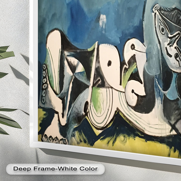 Resting in Abstraction – Reclining Figure Picasso Oil Painting