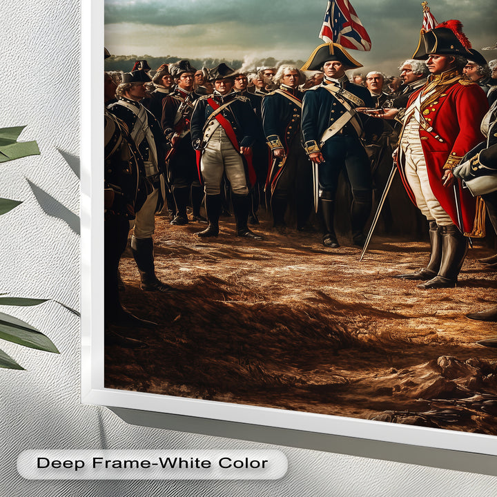 Surrender of Power – Revolutionary Oil Painting