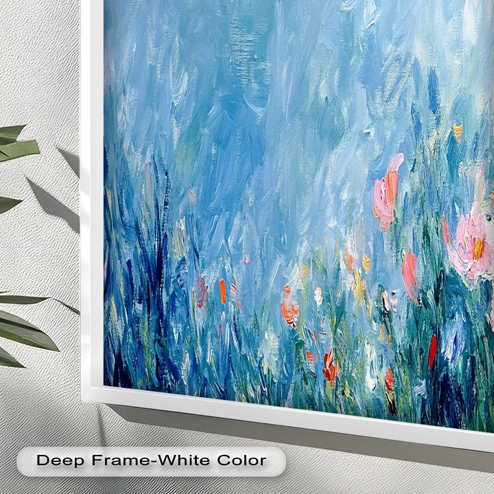 Abstract Floral - Impressionist Oil Painting