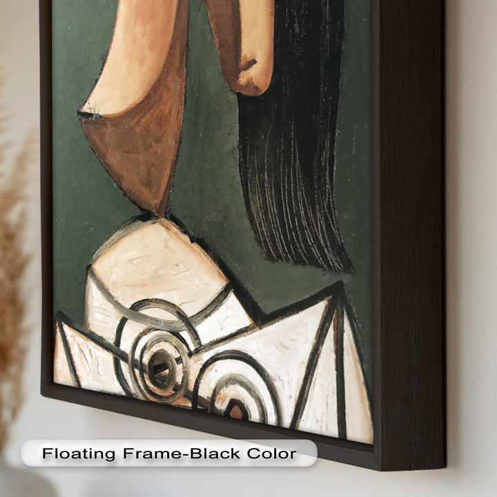 Woman with Curved Nose – Abstract Cubist Picasso Oil Painting